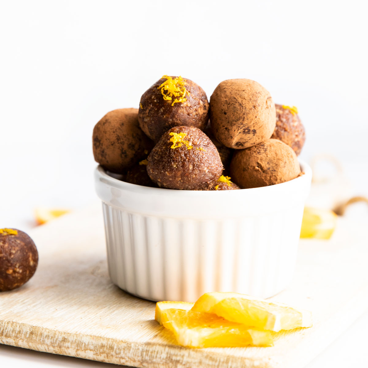 Palline di cioccolato e arancia Bliss