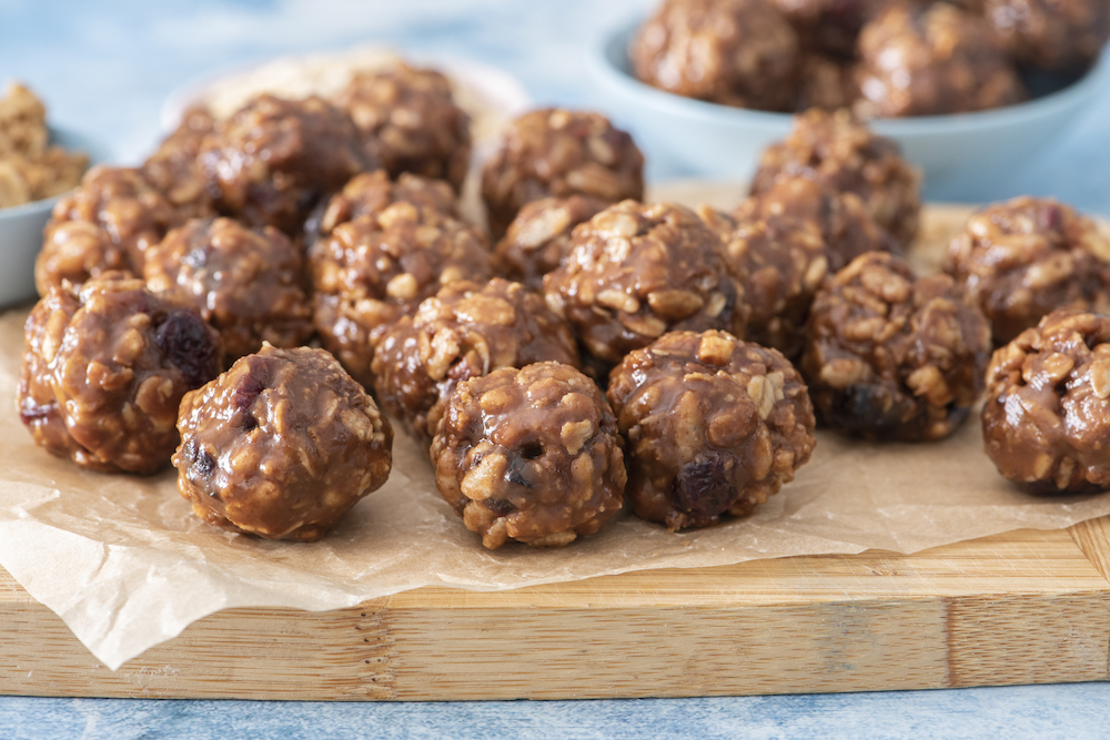 Palline di muesli gommose