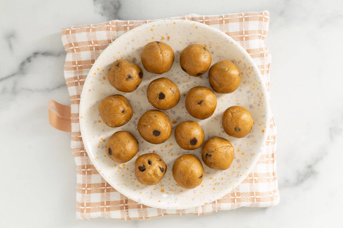 Palline proteiche di zucca