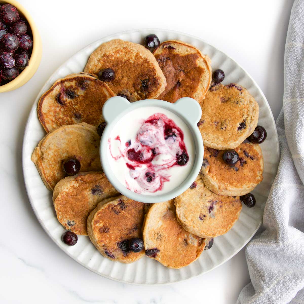 Pancake ai mirtilli