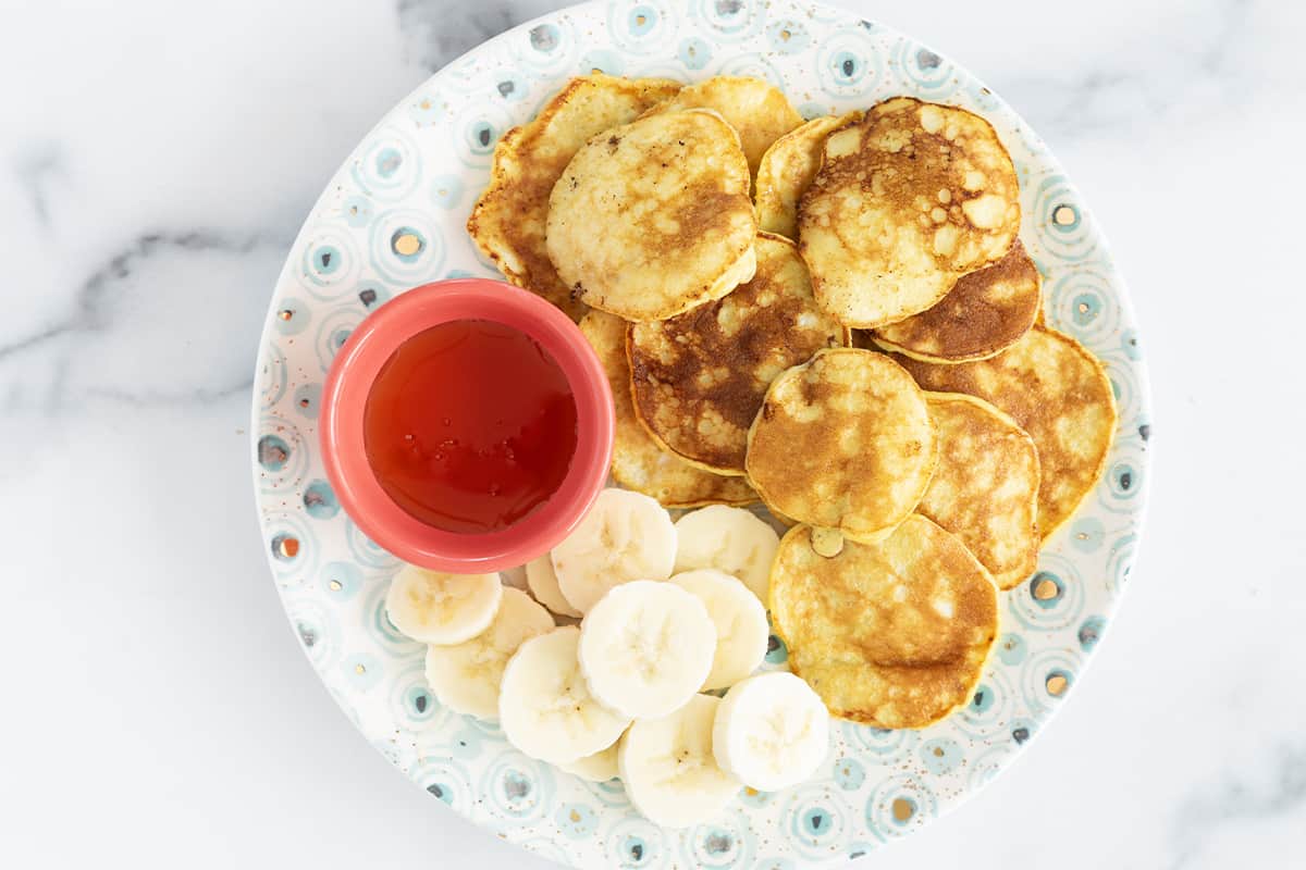 Pancake alla banana con 2 ingredienti