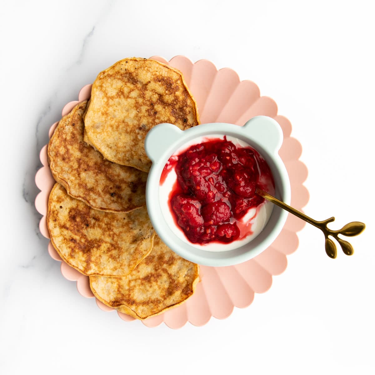 Pancake alla banana con 2 ingredienti