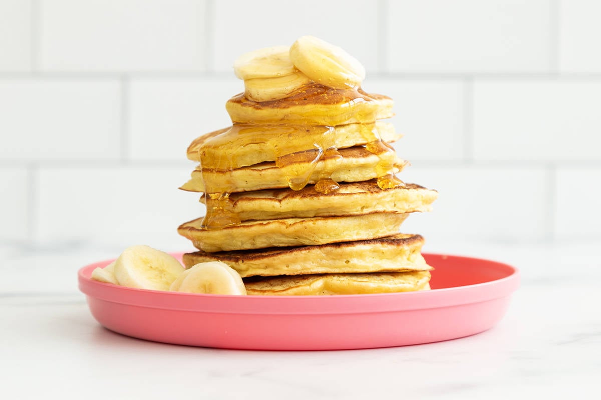 Pancake alla banana con 3 ingredienti