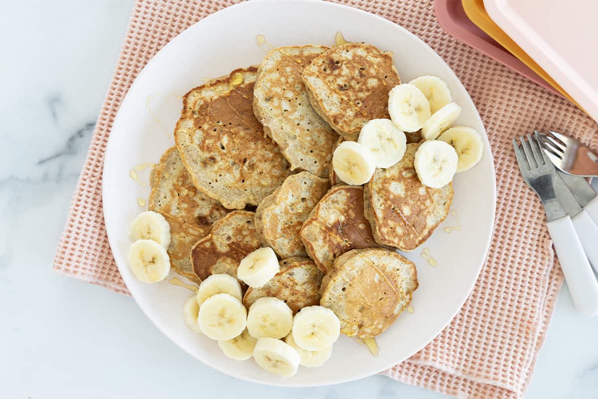 Pancake di farina d'avena e banane preferiti