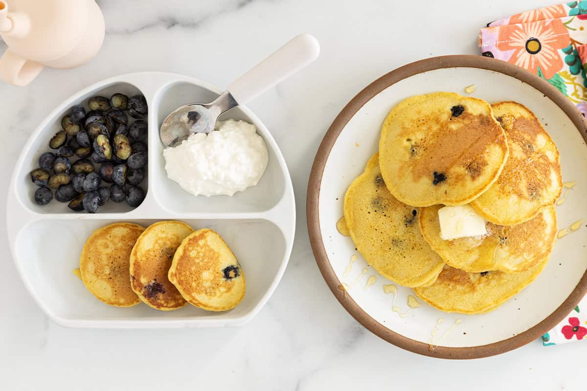 Pancake Facili Di Farina Di Mais