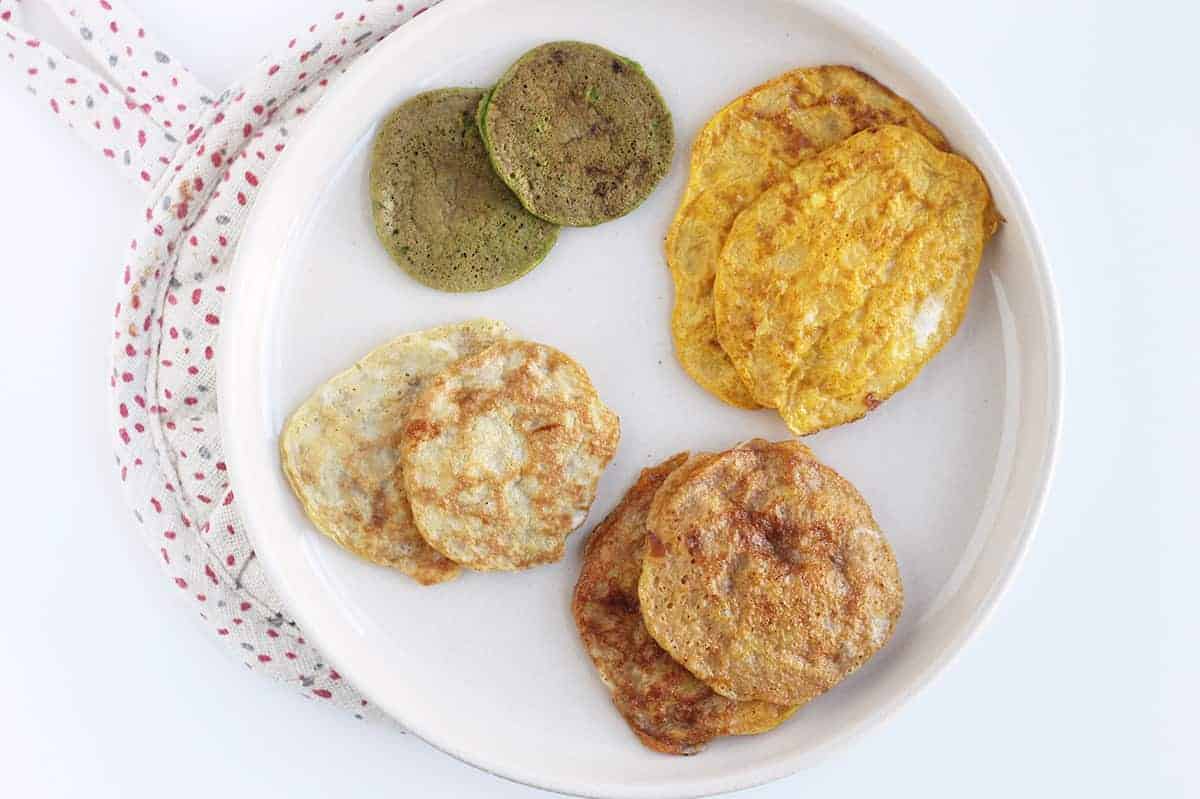Pancake per bambini con 2 ingredienti
