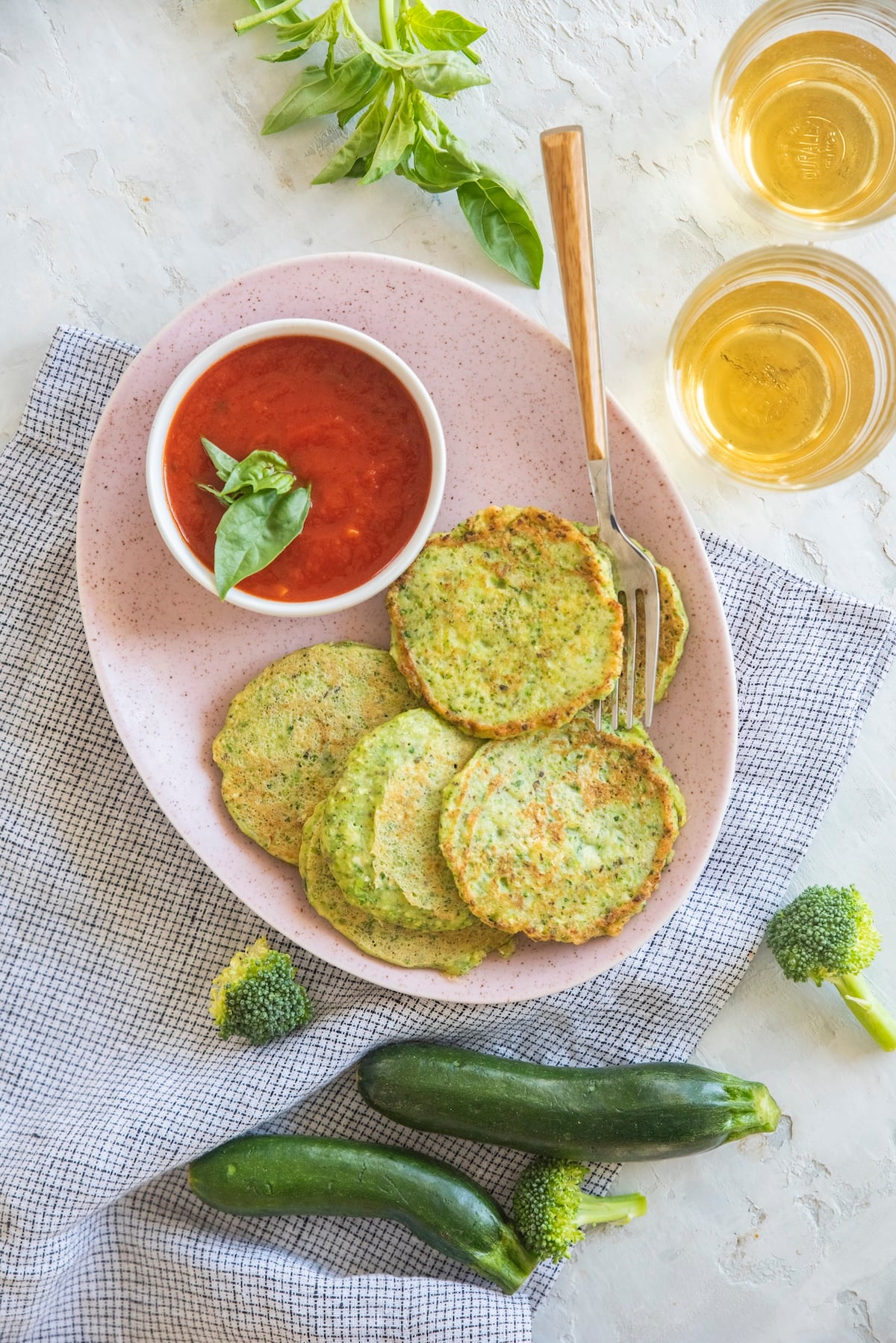 Pancake vegetariani verdi