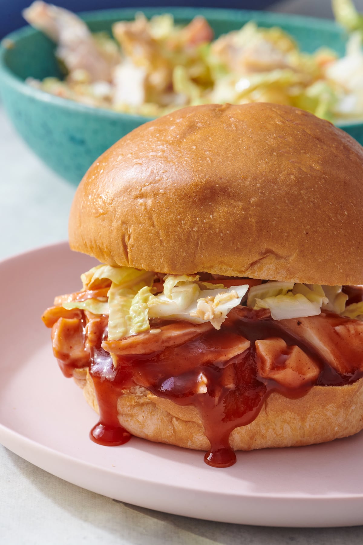 Panini facili al pollo al barbecue