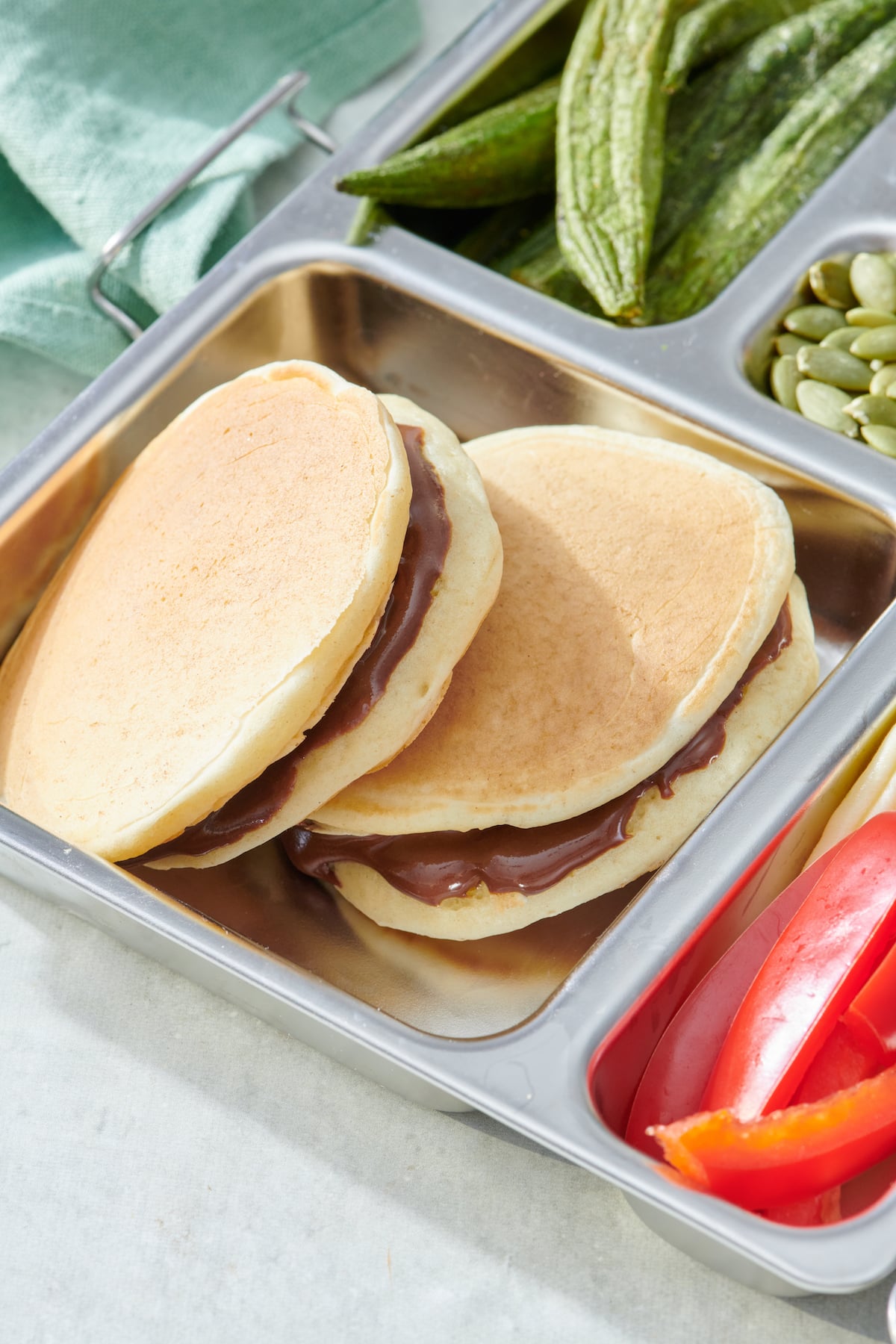 Panini Pancake Al Cioccolato E Burro Solare