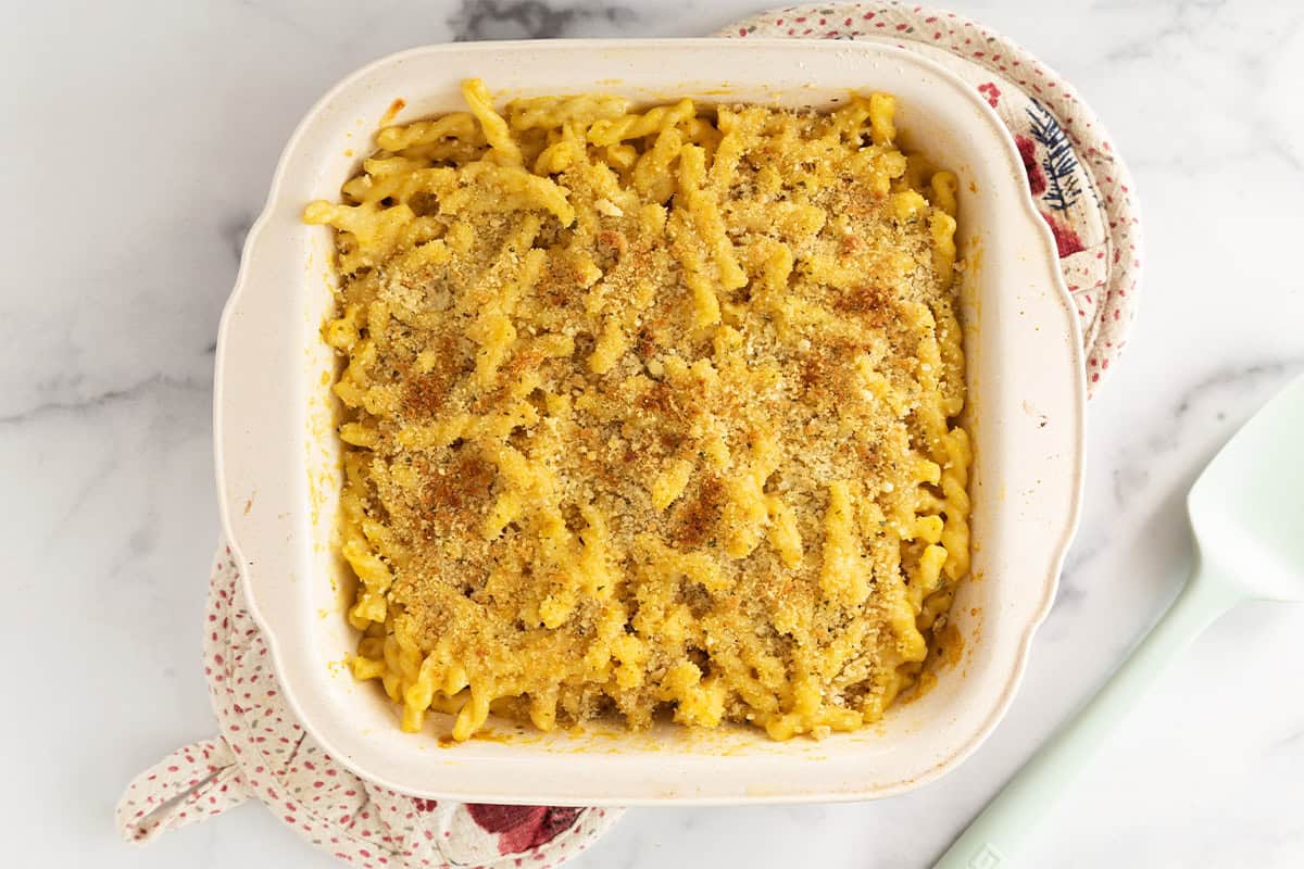Pasta al forno con zucca