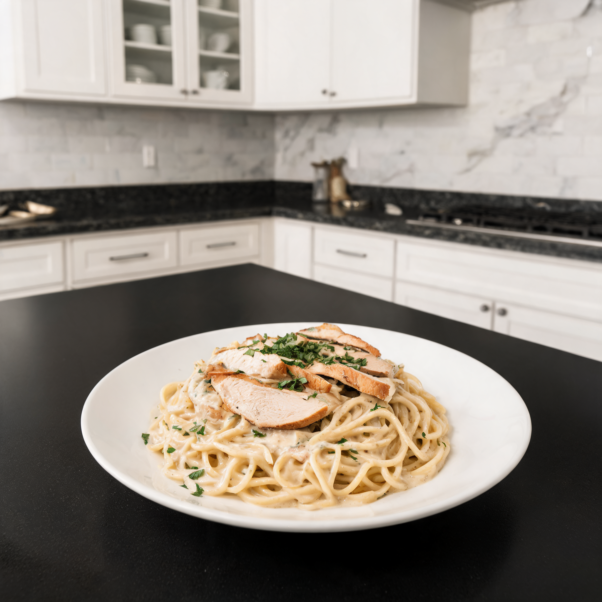 Pasta al Pollo Affumicato Cremosa - Ricetta Proteica
