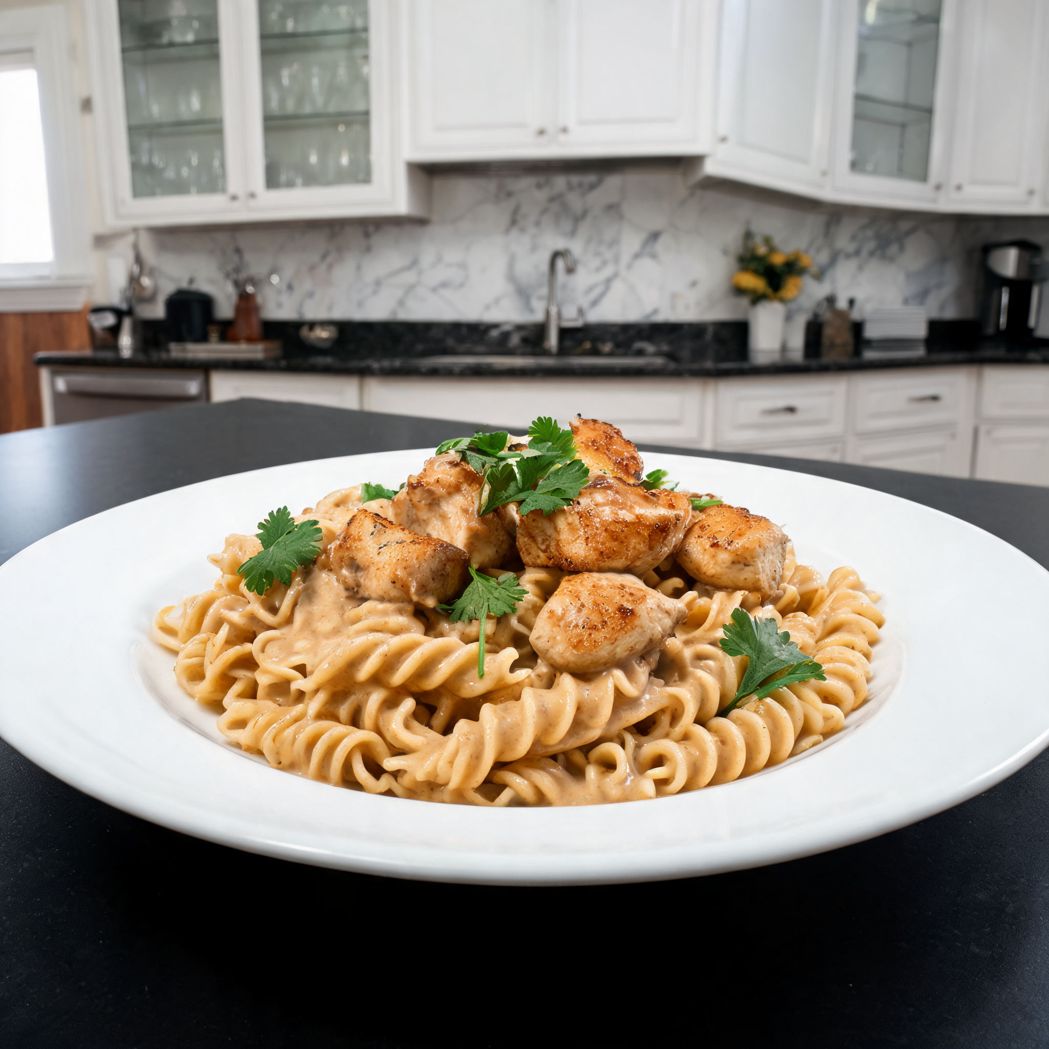 Pasta Cajun al Pollo Cremosa - Proteica e Facile