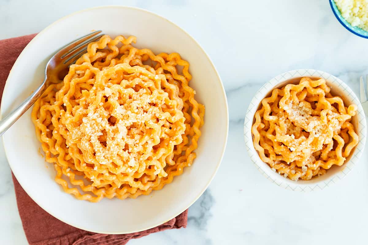 Pasta semplice al pepe rosso