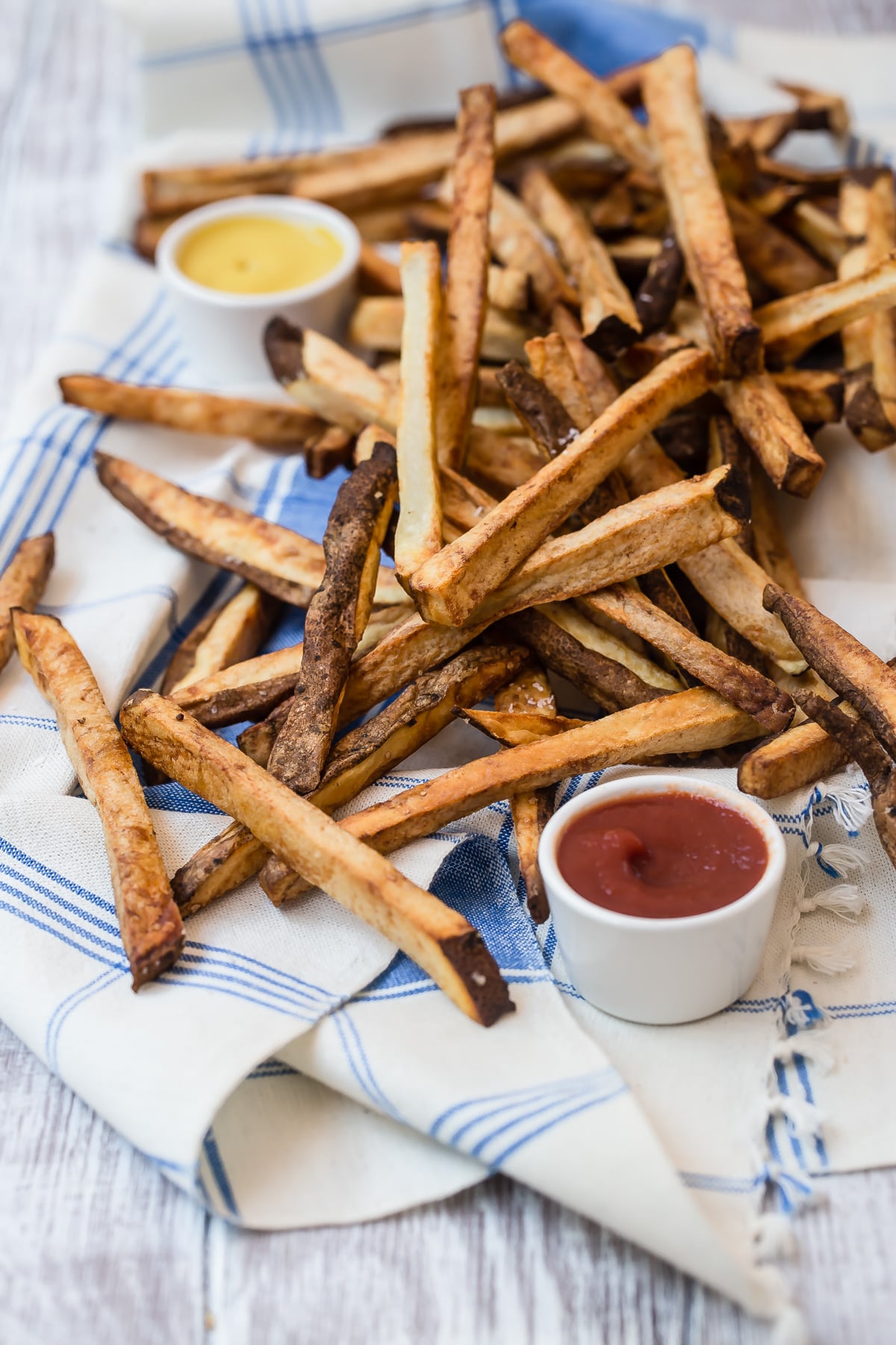 Patatine fritte con friggitrice ad aria