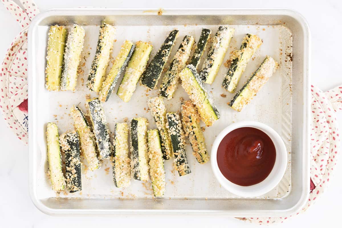 "Patatine fritte" di zucchine facili