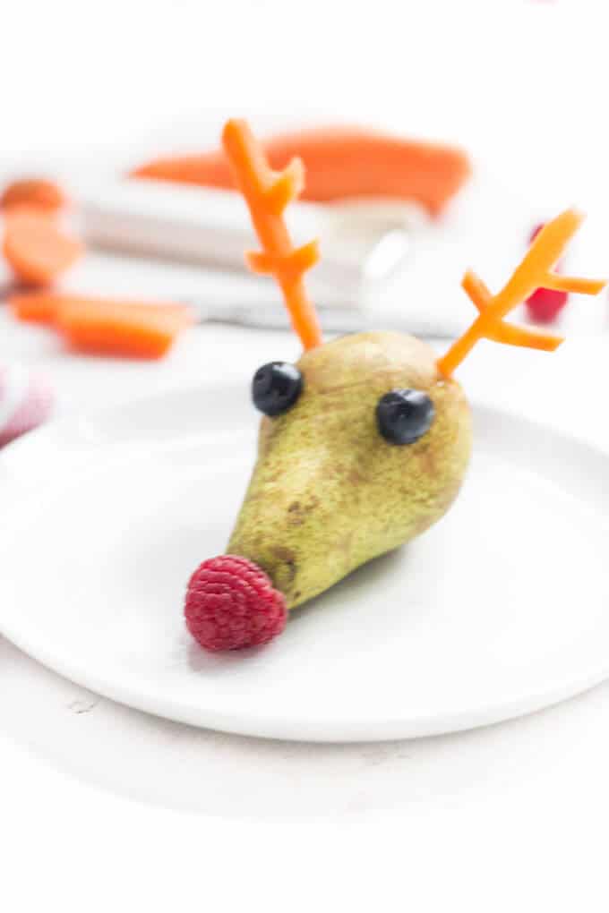 Pera Rudolph - Rendere il cibo sano festoso e divertente per i bambini.