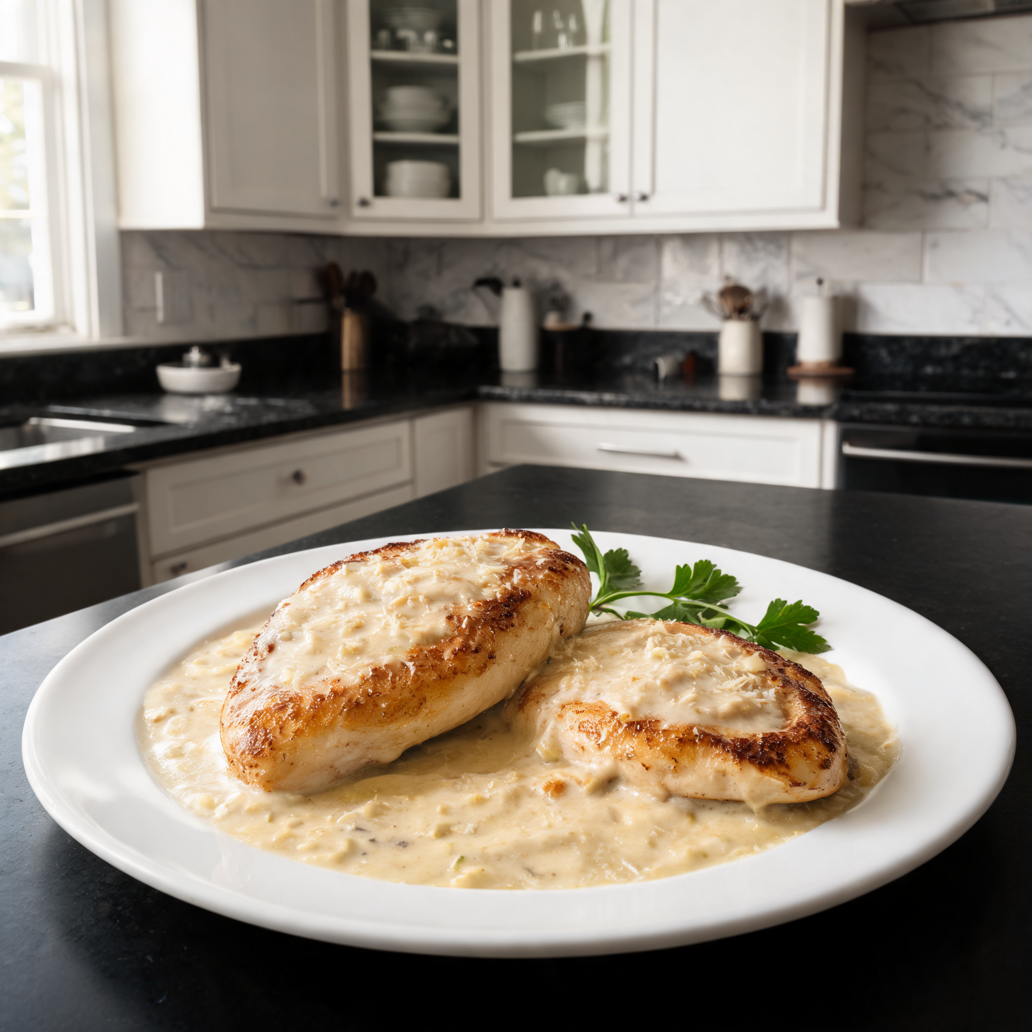 Petto di Pollo alla Crema di Parmigiano - La Ricetta Proteica che Ti Spacca
