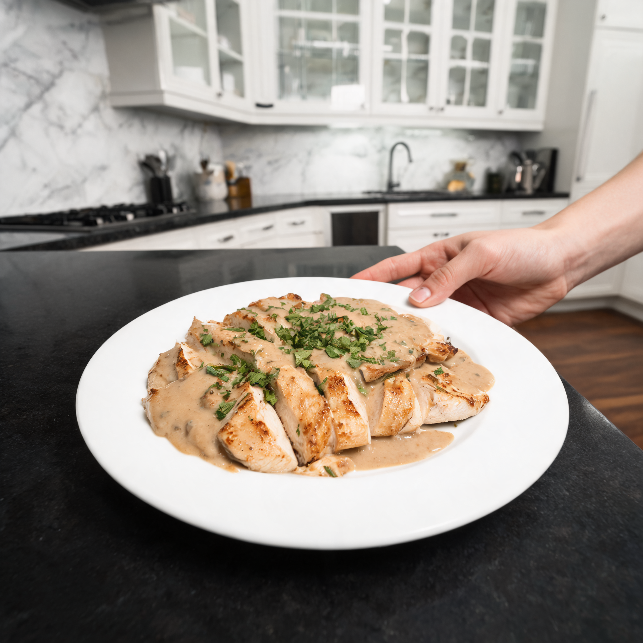 Petto di Pollo Cremoso Speziato - La Ricetta Proteica che Ti Conquista