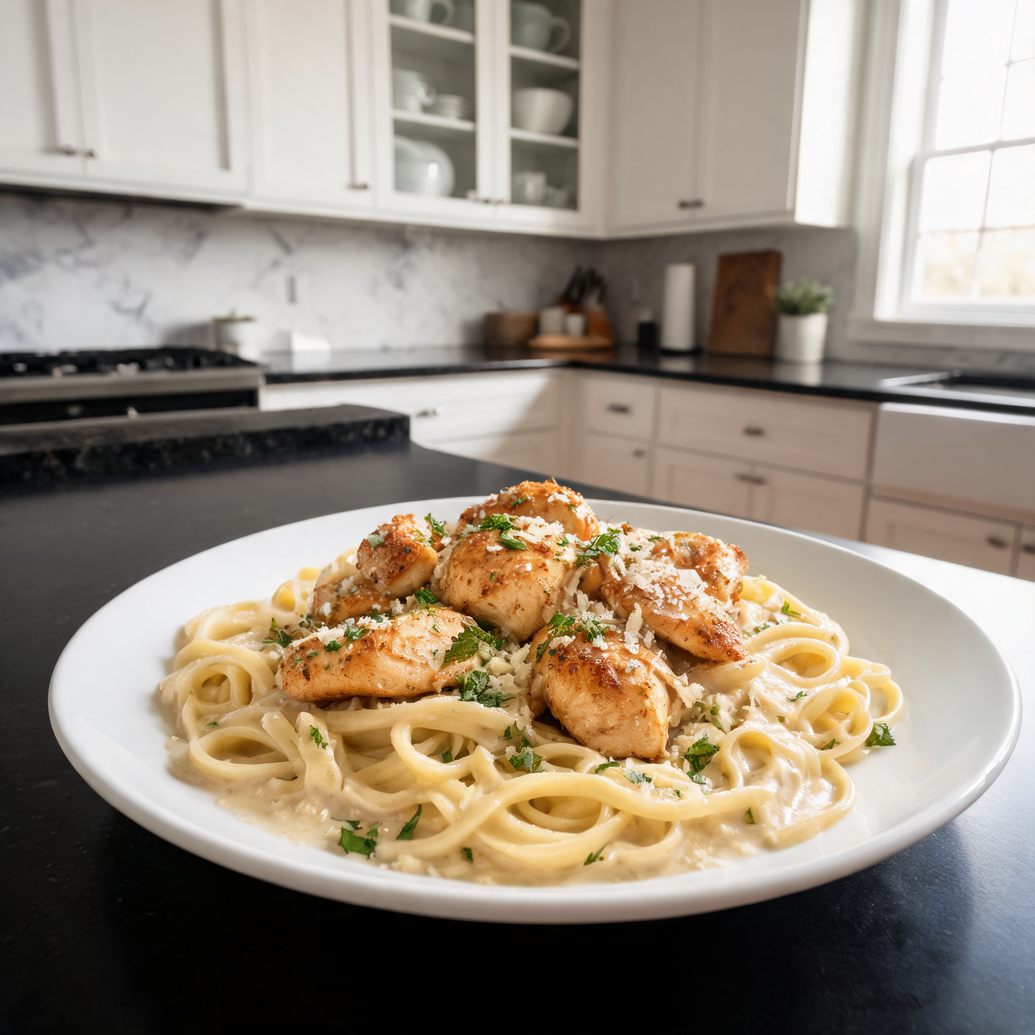 Petto di Pollo Piccante all'Alfredo - La Ricetta che Ti Fa Sentire Forte 💪