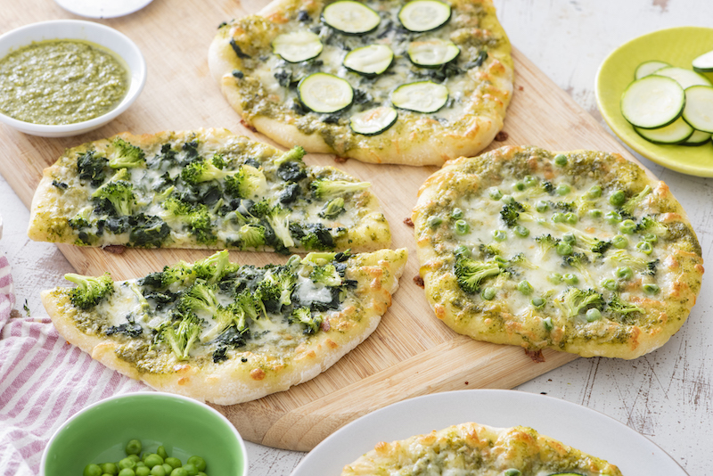 Pizza alla macchina verde