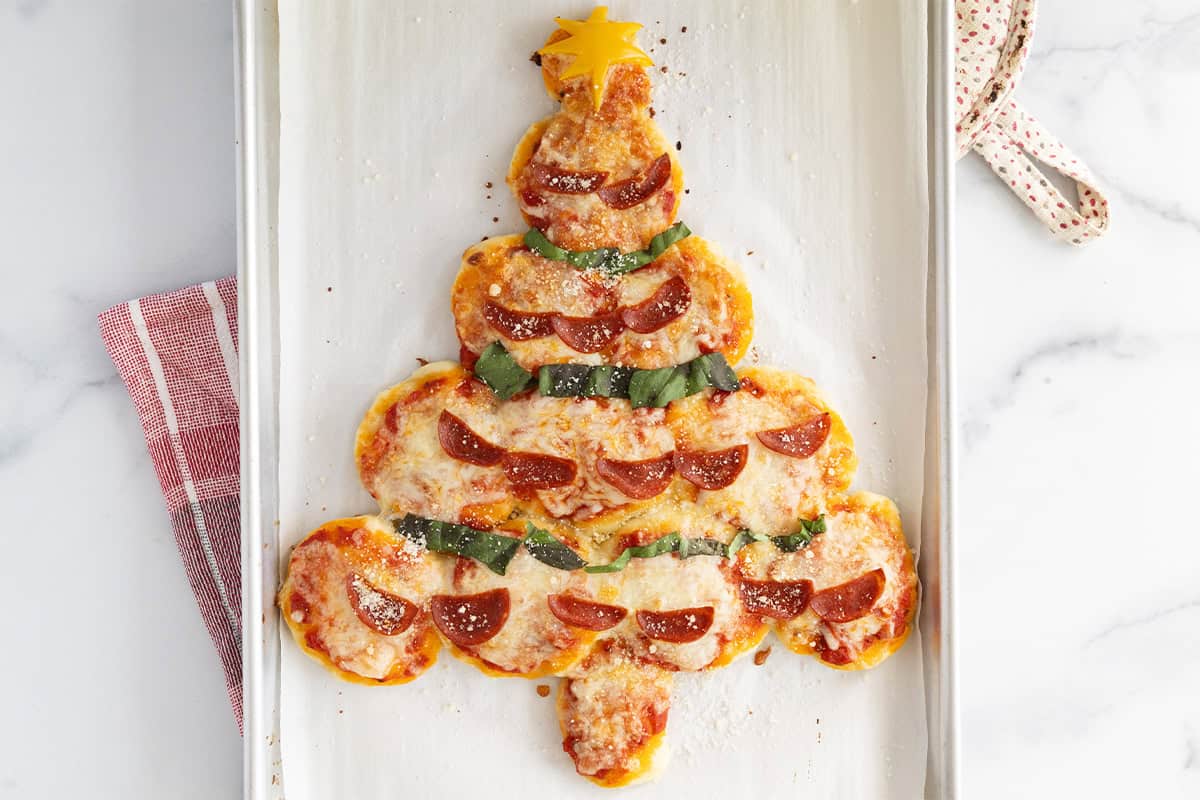 Pizza di Natale facile