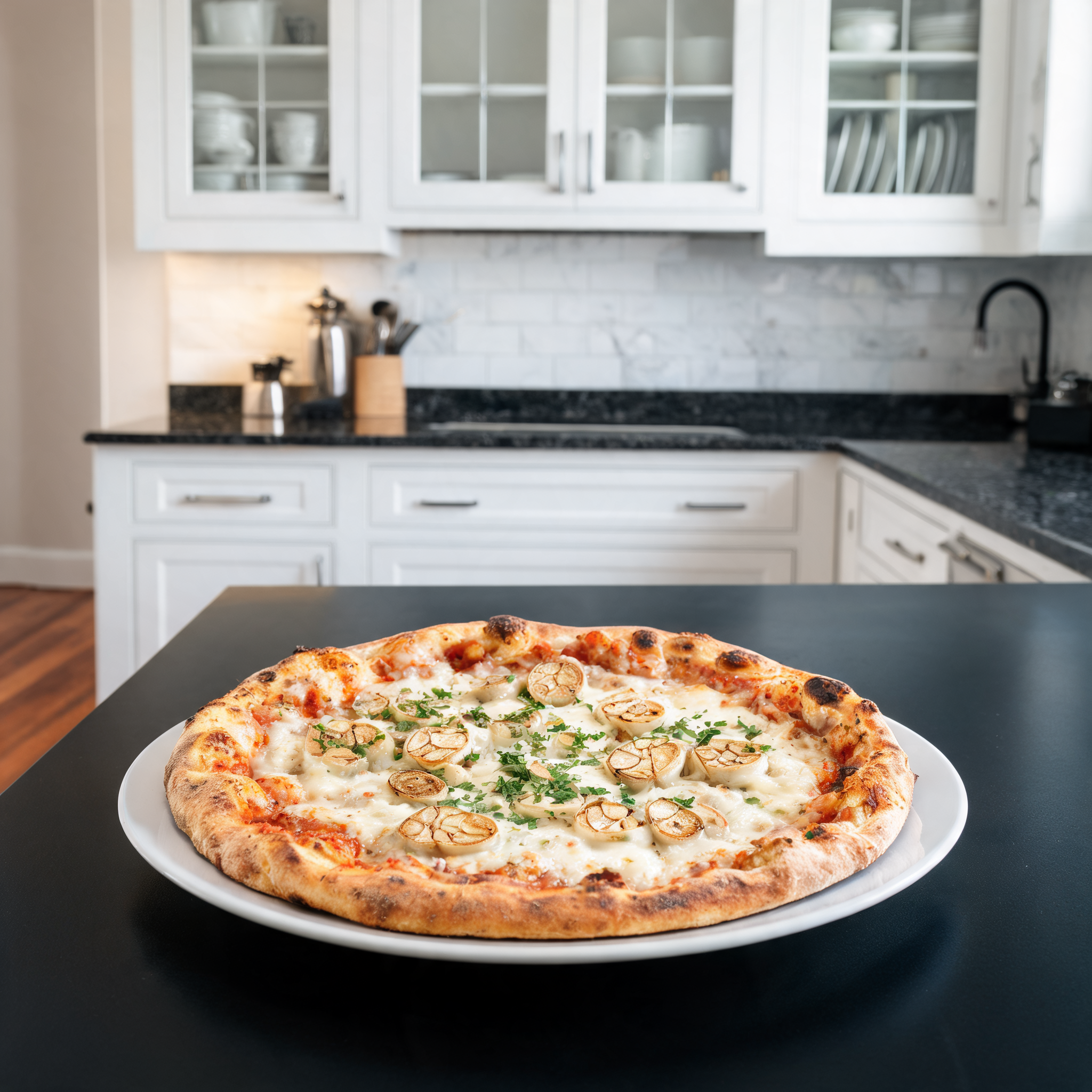 Pizza Proteica al Formaggio e Aglio - 77g di Proteine!