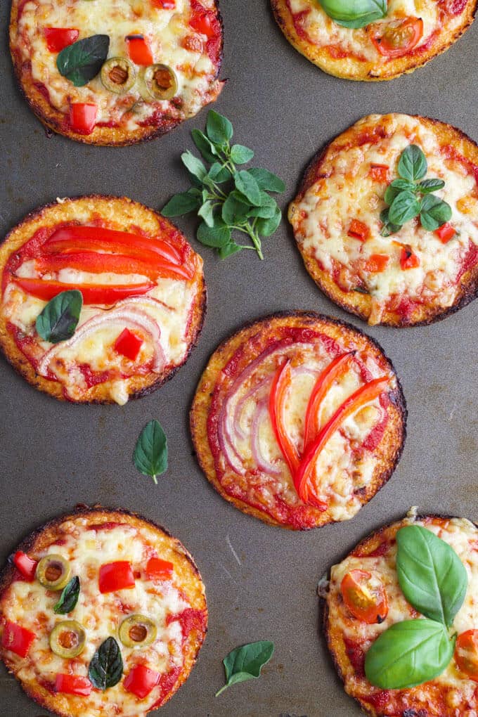 Pizze a base di cavolfiore