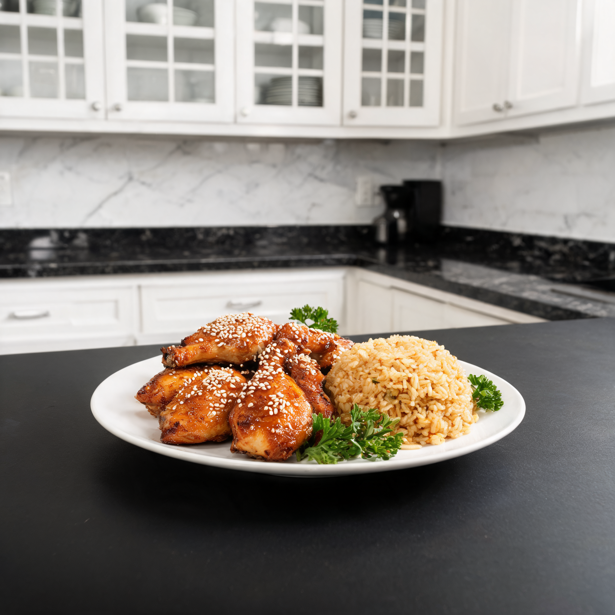 Pollo al Miele e Sesamo con Riso Fritto - Perfetto per il Meal Prep