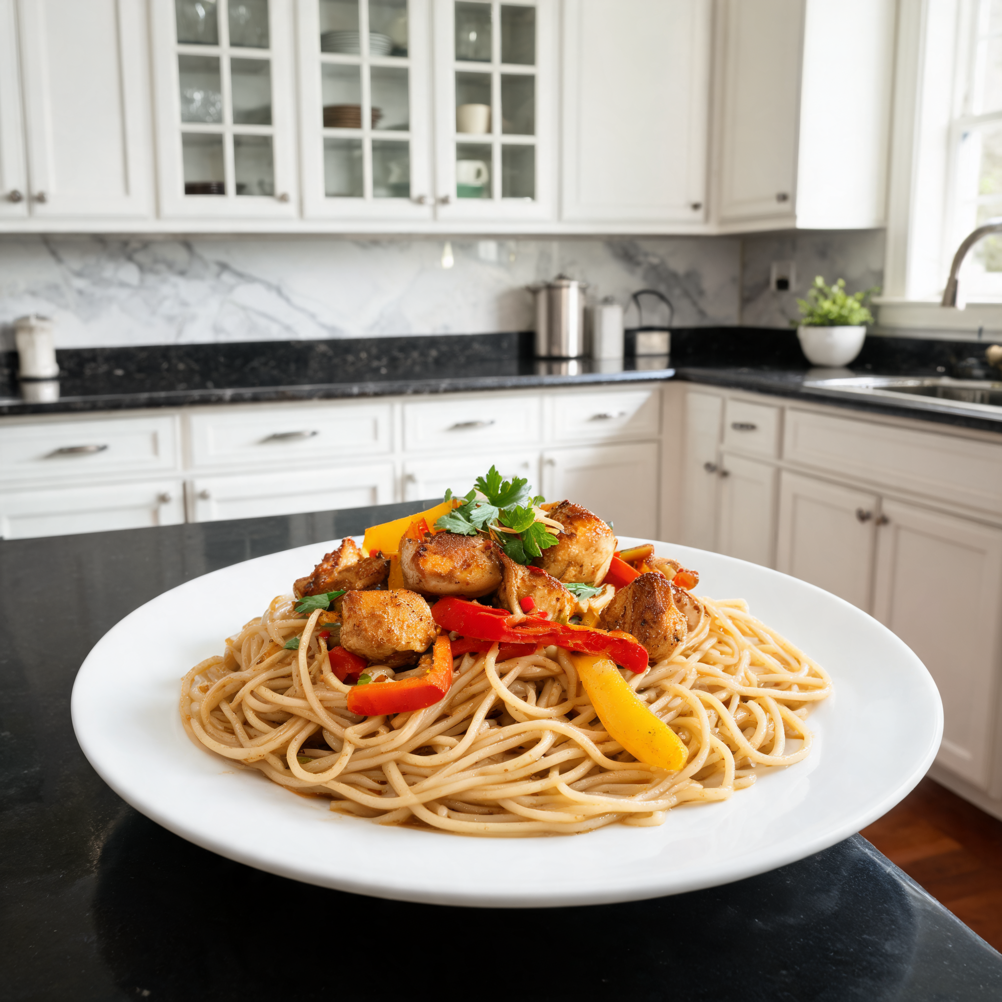 Pollo al Peperoncino Dolce con Noodles - La Ricetta Perfetta per il Meal Prep
