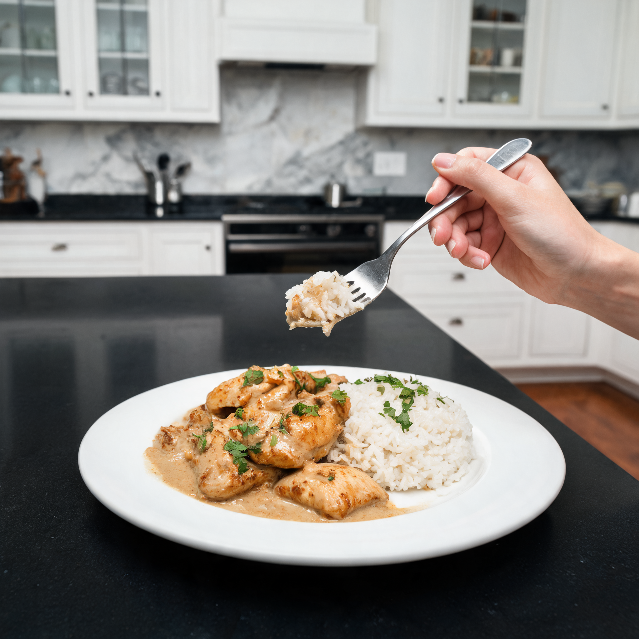 Pollo Cajun Cremoso con Riso — Meal Prep