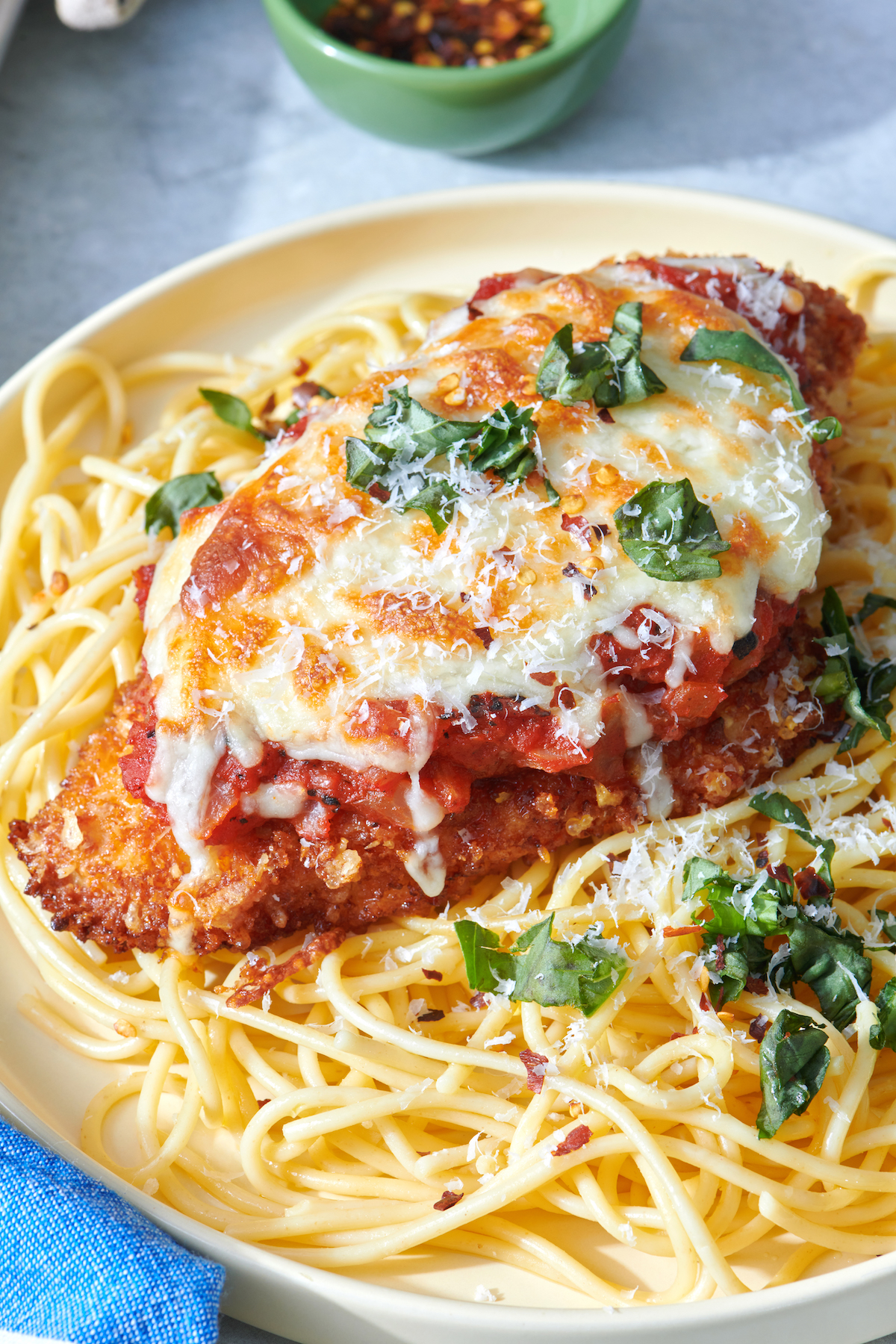 Pollo croccante alla parmigiana
