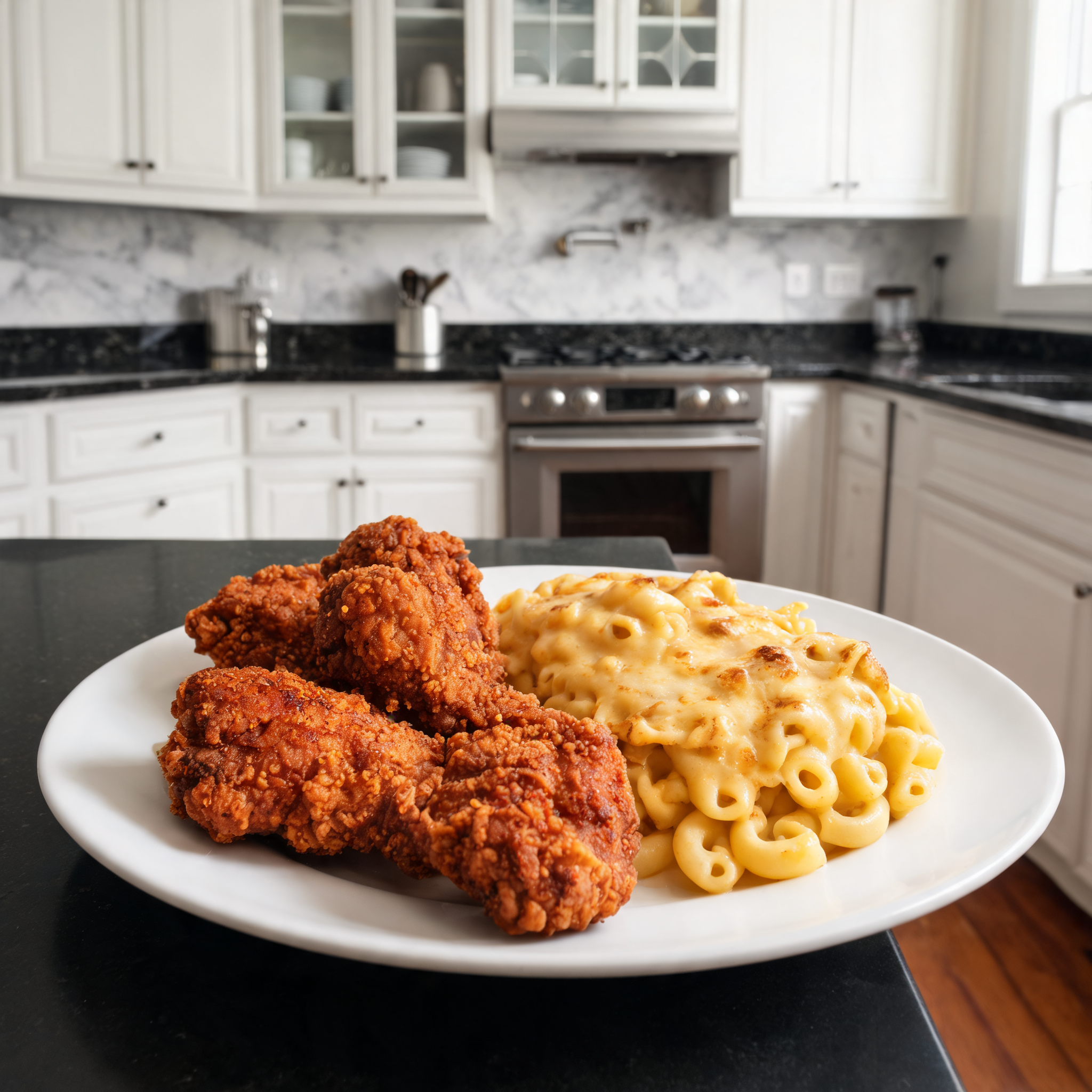 Pollo Croccante Coreano con Mac and Cheese Proteico