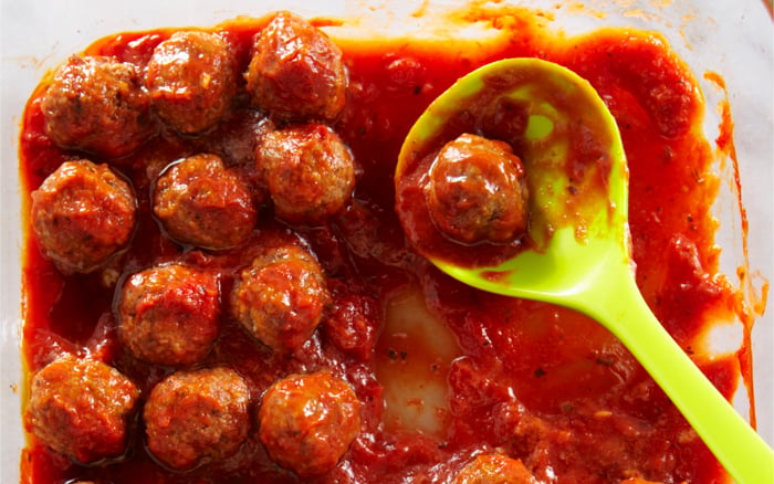 Polpette Di Pesto Di Tacchino