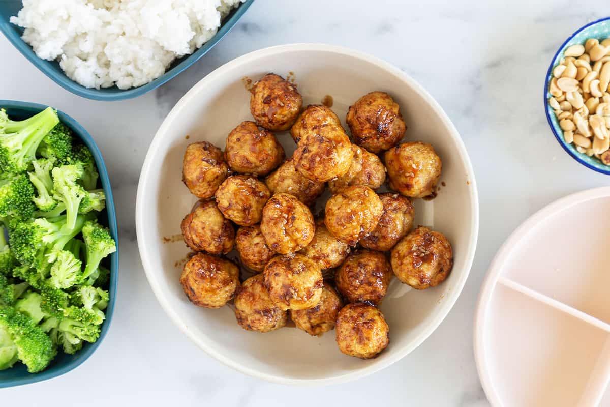 Polpette di pollo Teriyaki
