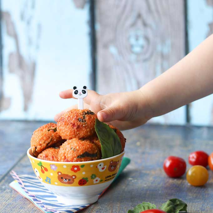 Polpette di Quinoa (Pomodoro e Basilico)
