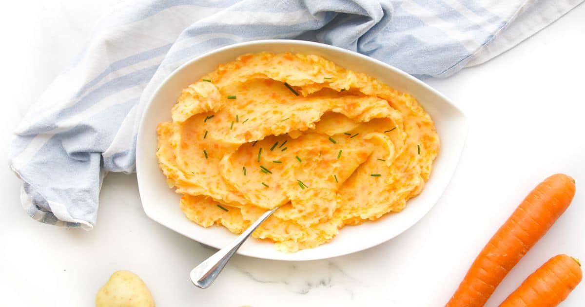Purè di carote e patate - Contorno facile (o purea per bambini!)