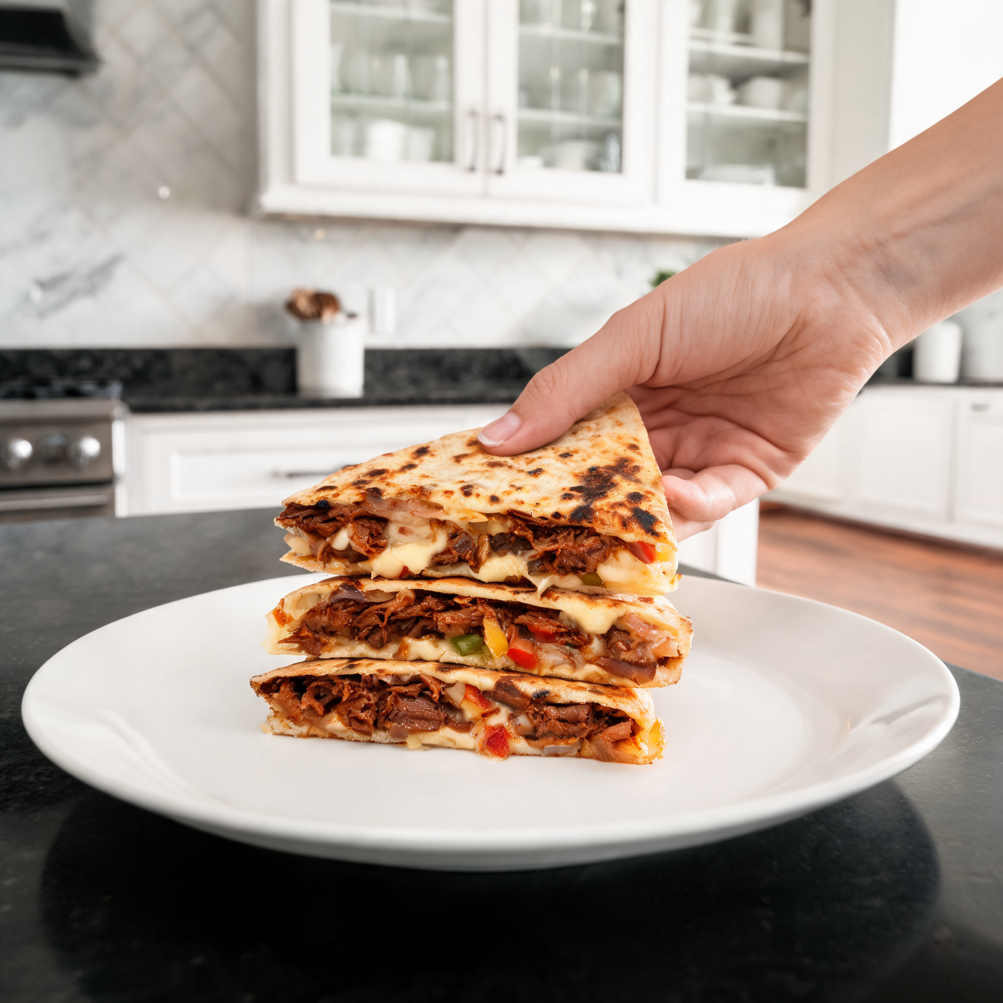 Quesadilla BBQ Proteica - La Bomba da Palestra