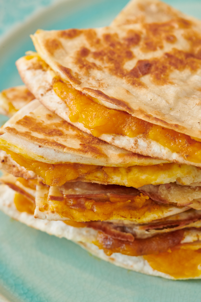 Quesadilla dolce alla zucca
