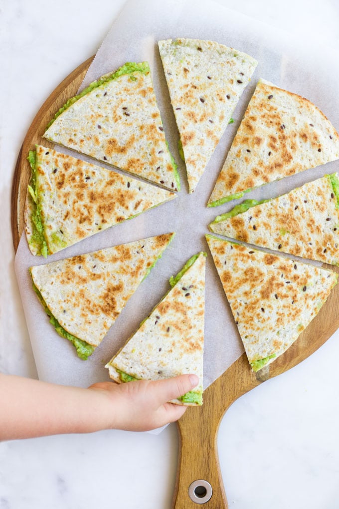 Quesadillas all'avocado