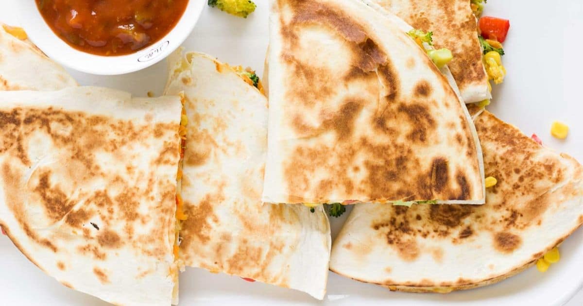 Quesadillas di verdure