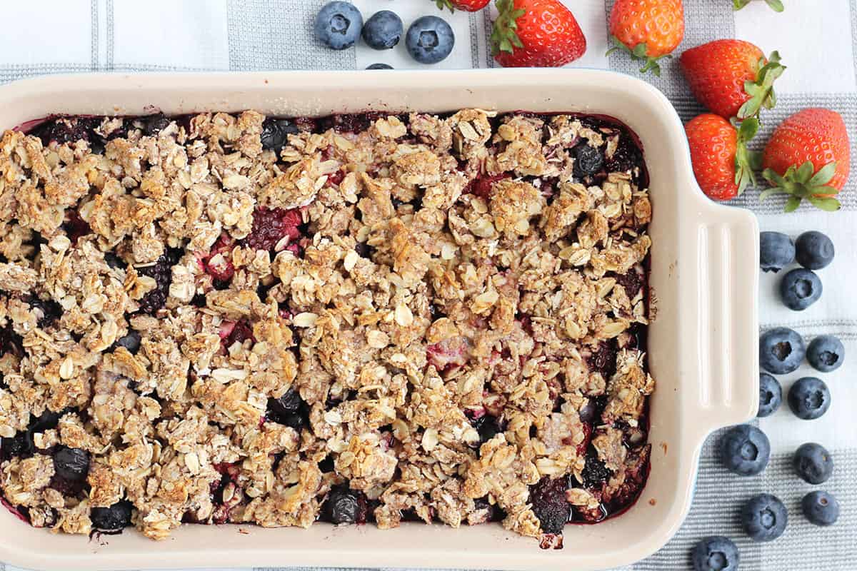 Ricetta facile e croccante ai frutti di bosco
