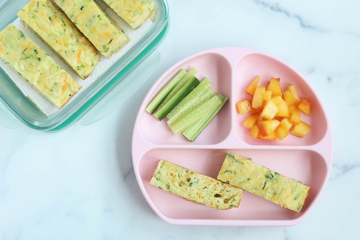 Ricetta facile per fette di zucchine (da condividere con i bambini)