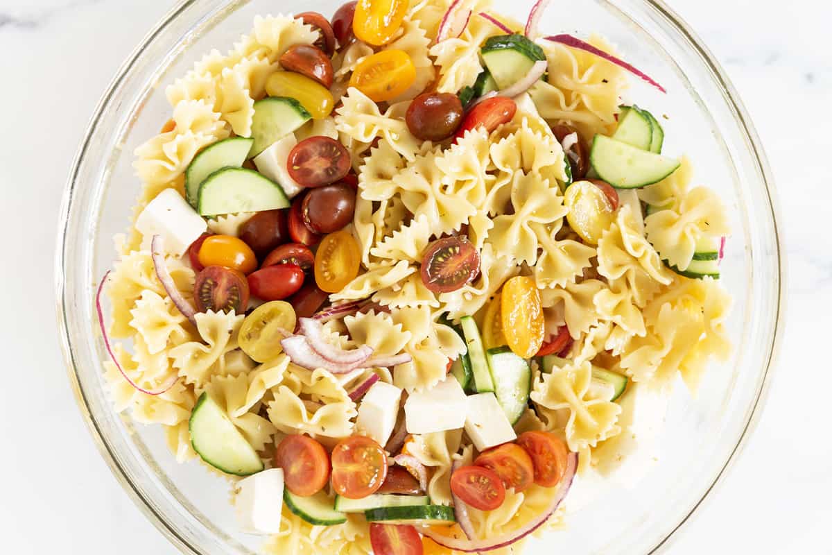 La migliore ricetta facile per l'insalata di pasta