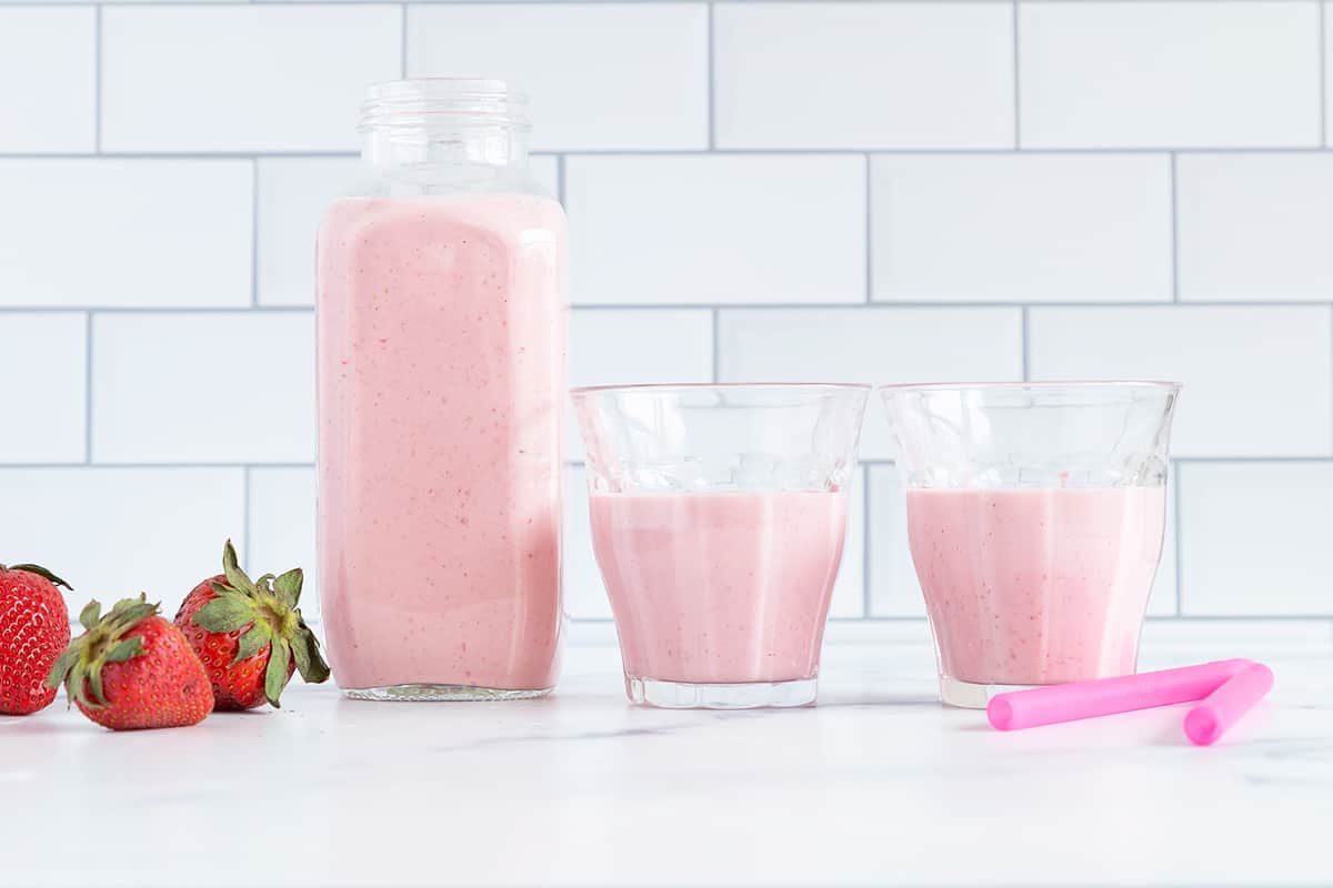 Ricetta frullato di fragole con yogurt