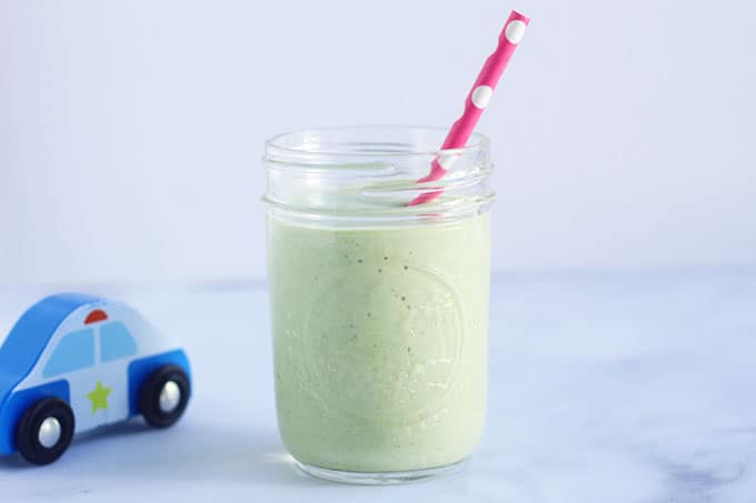 Ricetta semplice di frullato verde per bambini