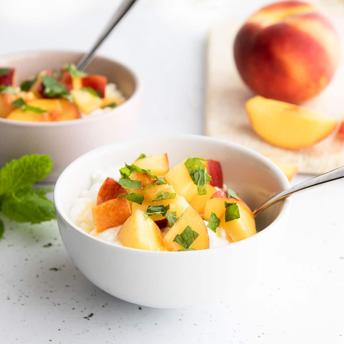 Ricotta e pesche