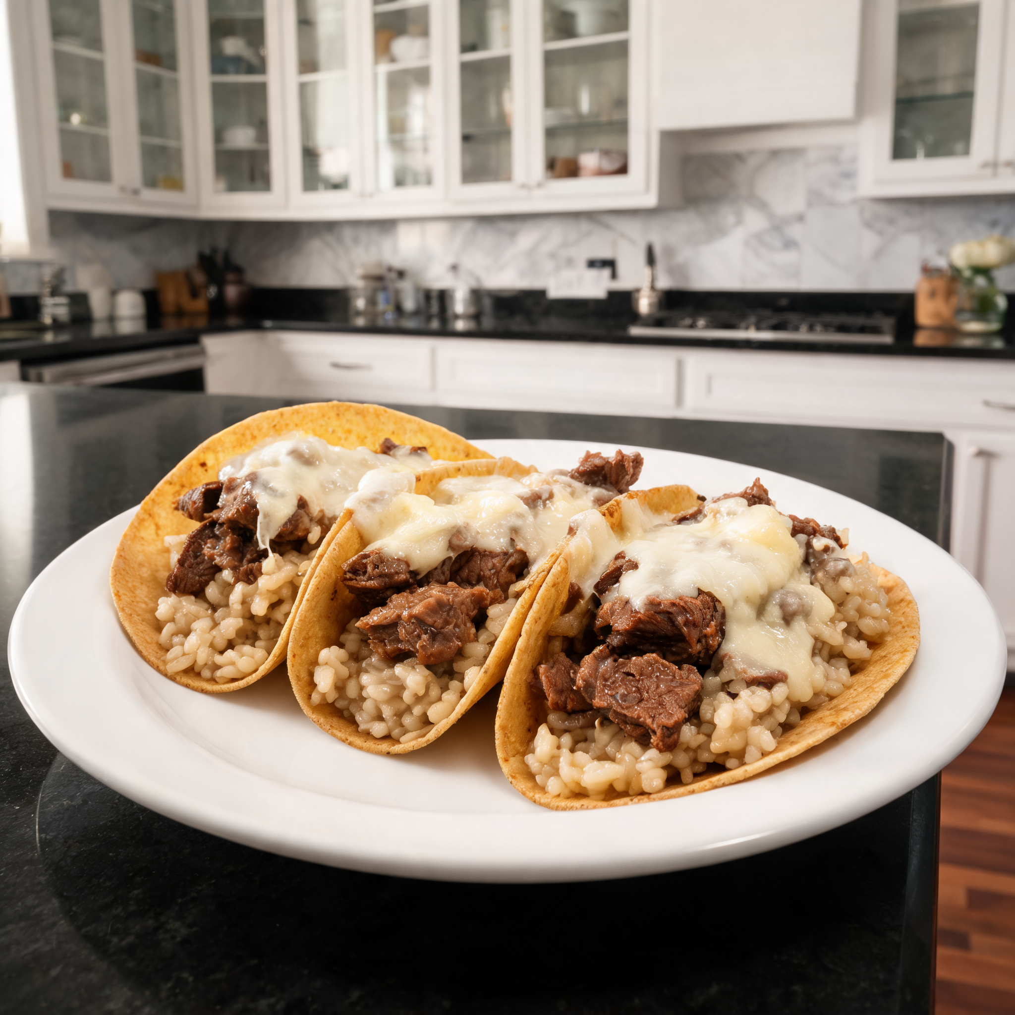Riso ai Tacos con Carne e Formaggio - Tutto in una Padella