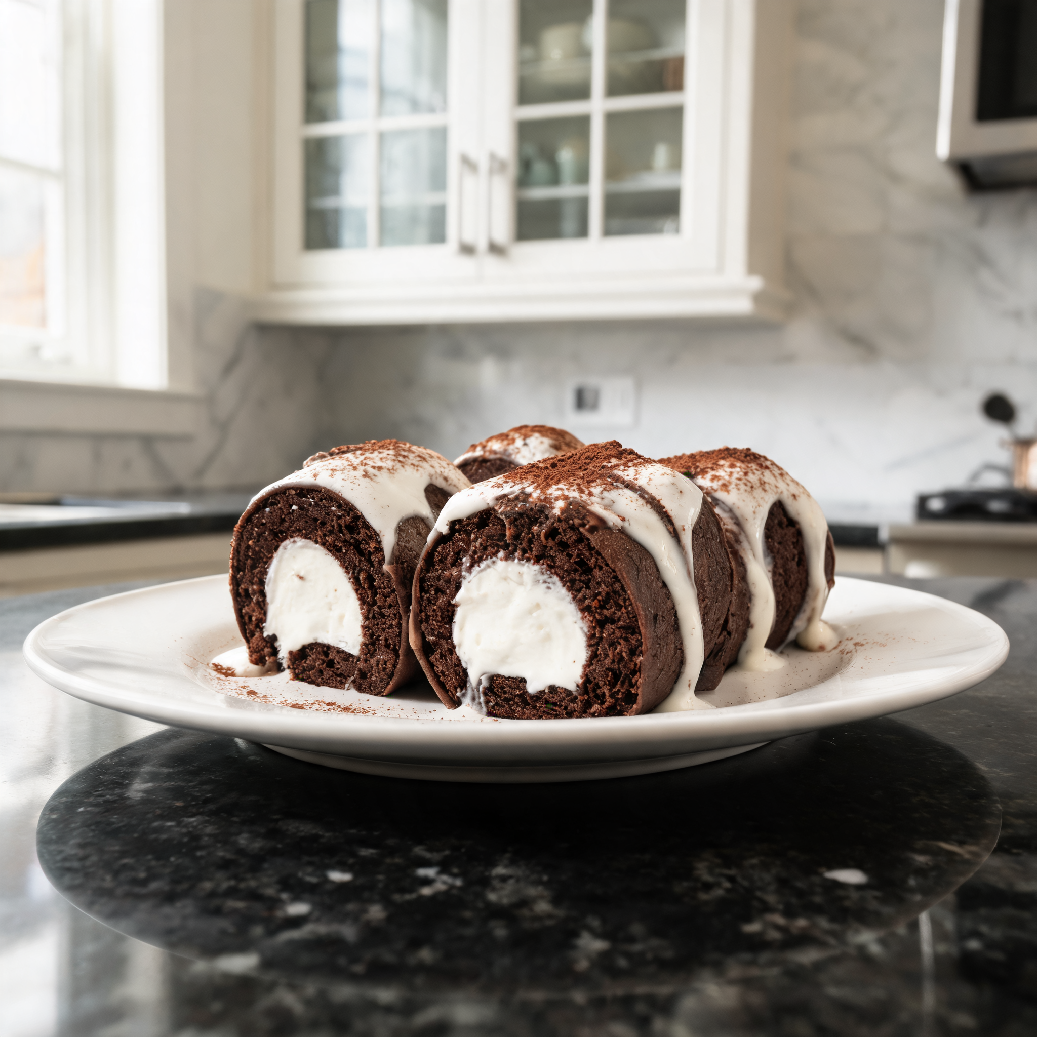 Involtini Golosi Yogurt e Cioccolato
