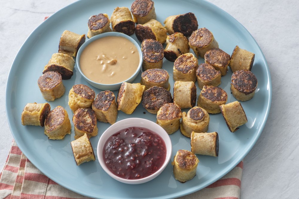 Rotoli di sushi con toast francesi al burro di arachidi