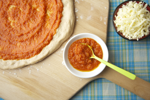 Salsa per pizza pesante vegetariana